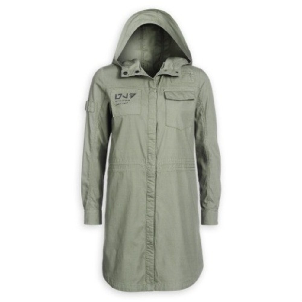 Star Wars x Musterbrand Women XS Rose Tico Button Utility Jacket Dress Cosplay
